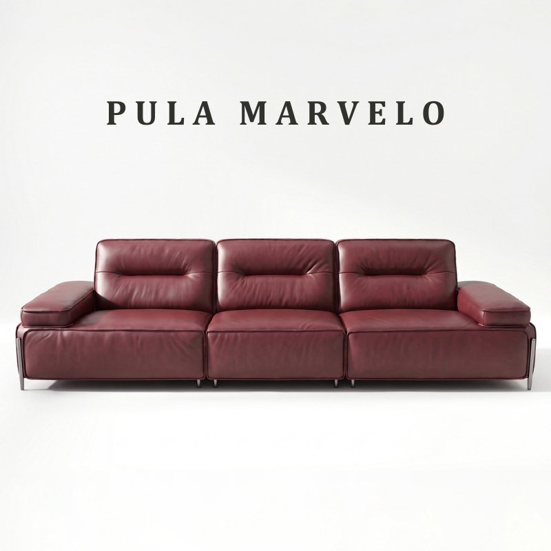 Sofa da bò Ý hiện đại Marvelo (V102)